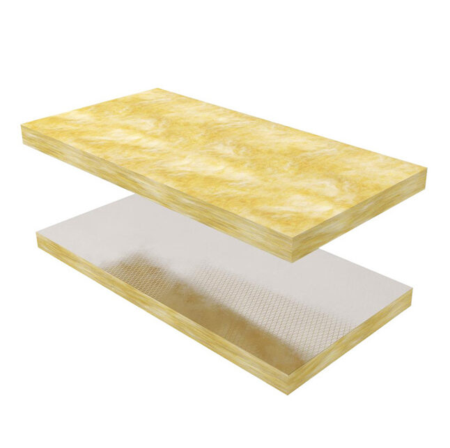 foil faced glass wool duct board Rigid foil-faced glass wool duct board insulation for commercial HVAC systems, manufacturer direct.